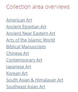 コレクションエリア